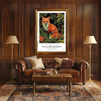 Red Fox Heritage Artwork: Cultural or Heritage Poster