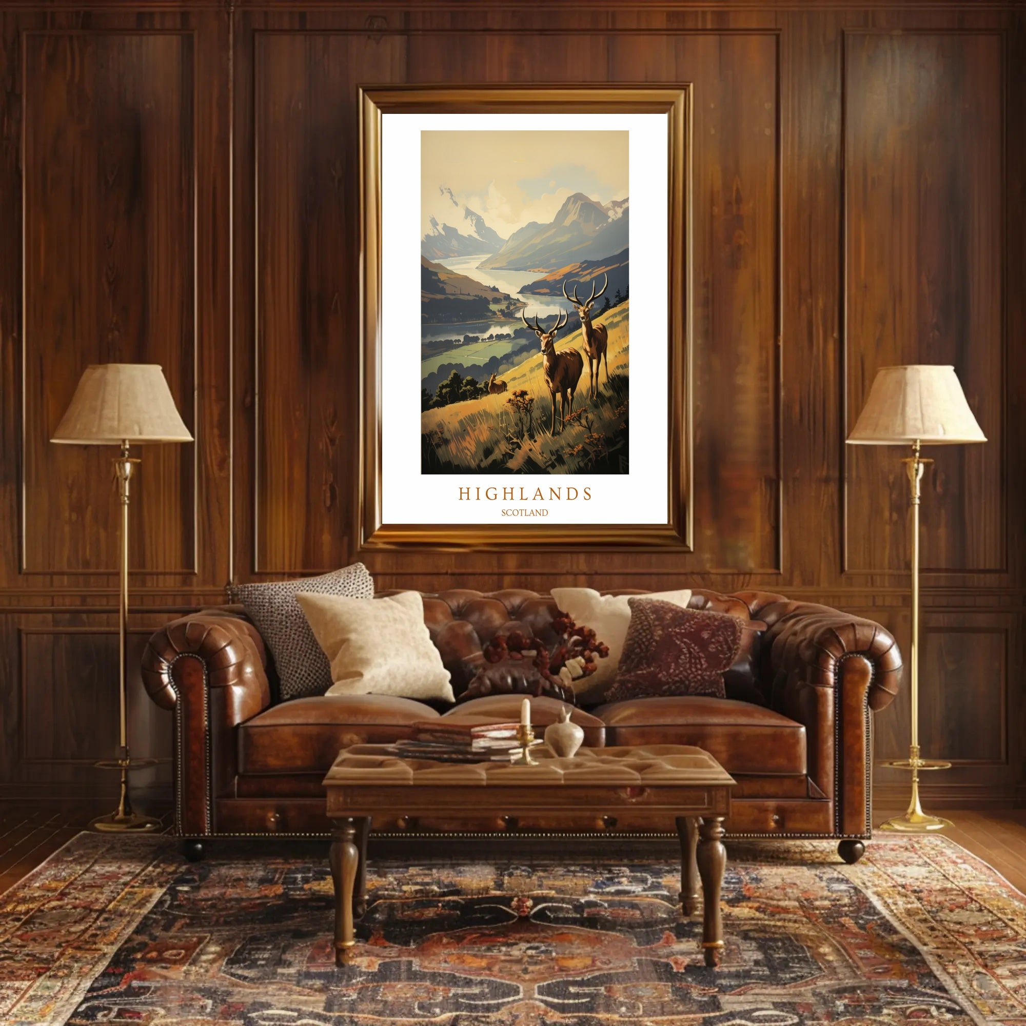 Majestic Highlands Poster PosterGoat