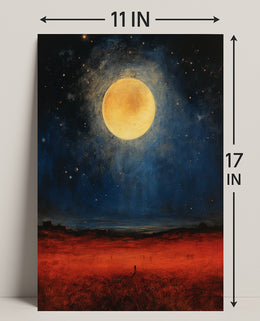 Celestial Nightscape Poster