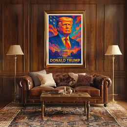 Donald Trump 47th President Pop Art Poster