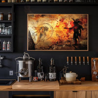 Prehistoric Cave Art Poster: Indigenous Heritage Design