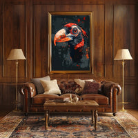 Hornbill Graffiti Art Poster: Vibrant and Dynamic