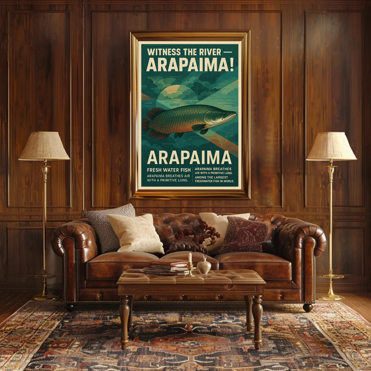 Witness The River Arapaima Poster