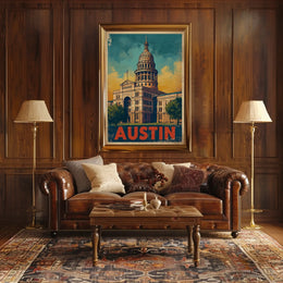 Austin Capitol Poster