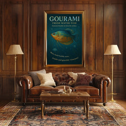 Gourami Freshwater Fish Poster