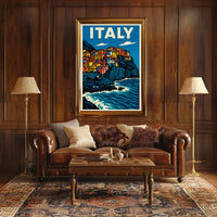 Vibrant Italy Poster