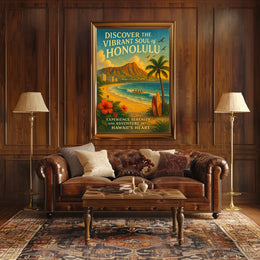 Discover The Vibrant Soul Of Honolulu Poster