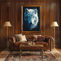 The Majestic Wolf Poster