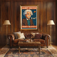 Albert Einstein Theory Of Relativity Poster