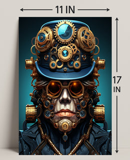 Steampunk Visionary Poster PosterGoat