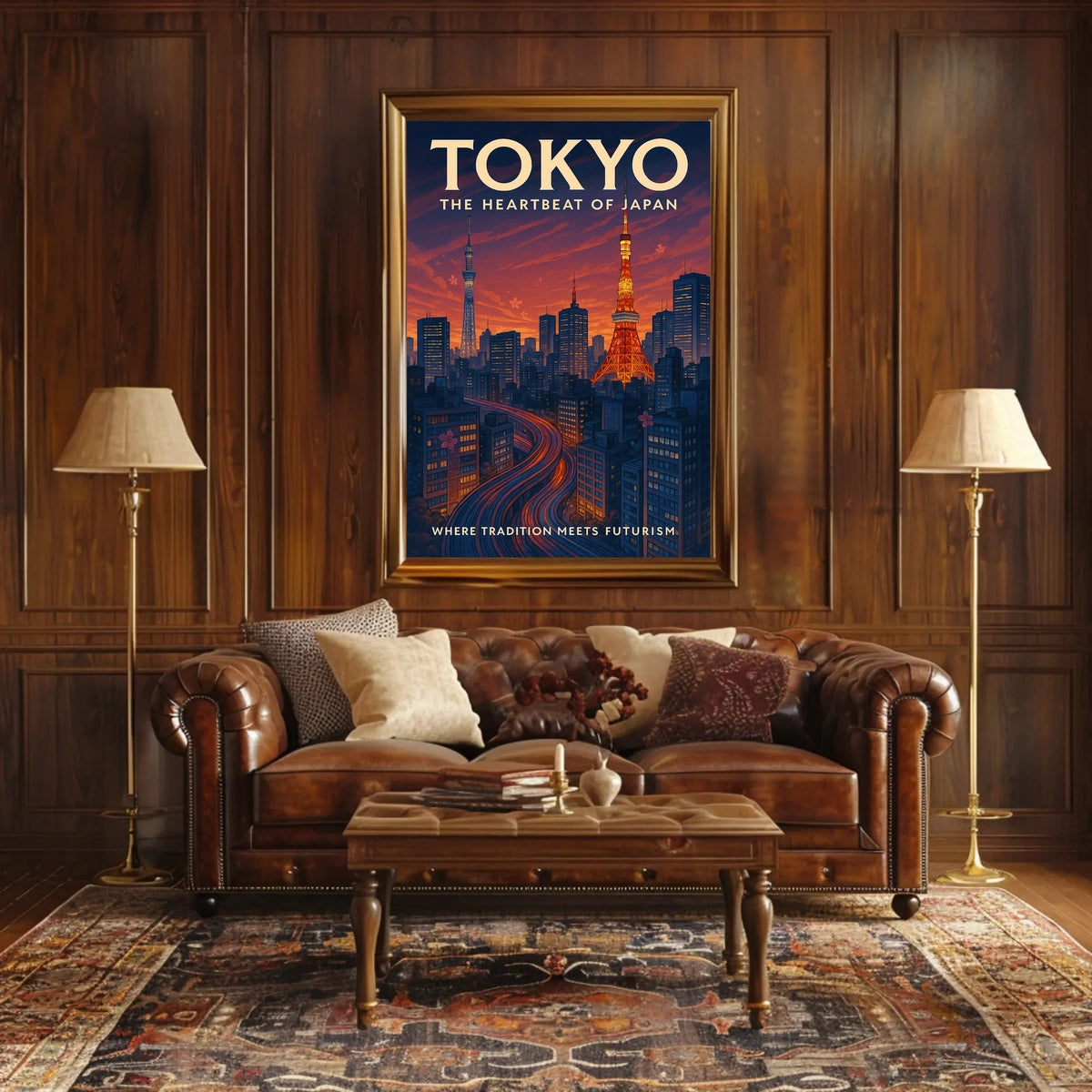 Tokyo The Heartbeat of Japan Poster
