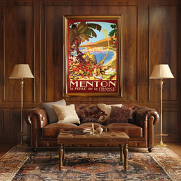 Menton La Perle De La France Poster