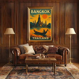 Bangkok, Thailand A Timeless Journey Poster
