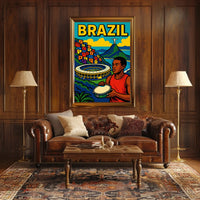 Vibrant Brazil Poster