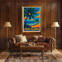 Tropical Paradise Cook Islands Poster