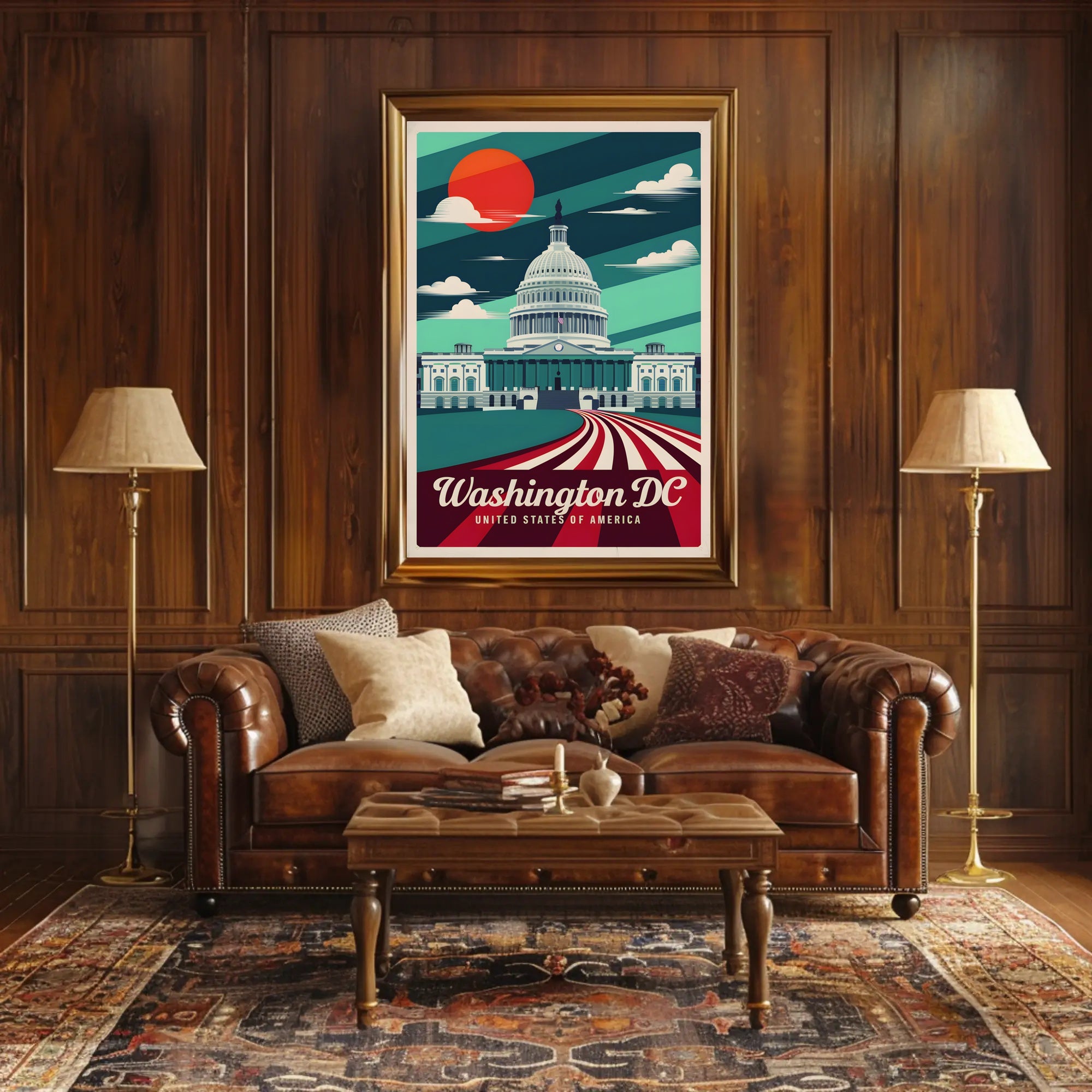 Washington DC Travel Poster