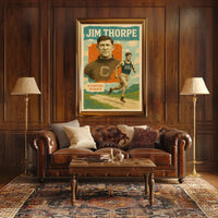 Jim Thorpe Olympian Athlete Poster