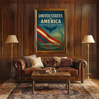United States of America A Nation of Innovation and Heritage Poster