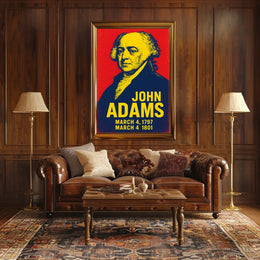 John Adams 2Nd President Poster