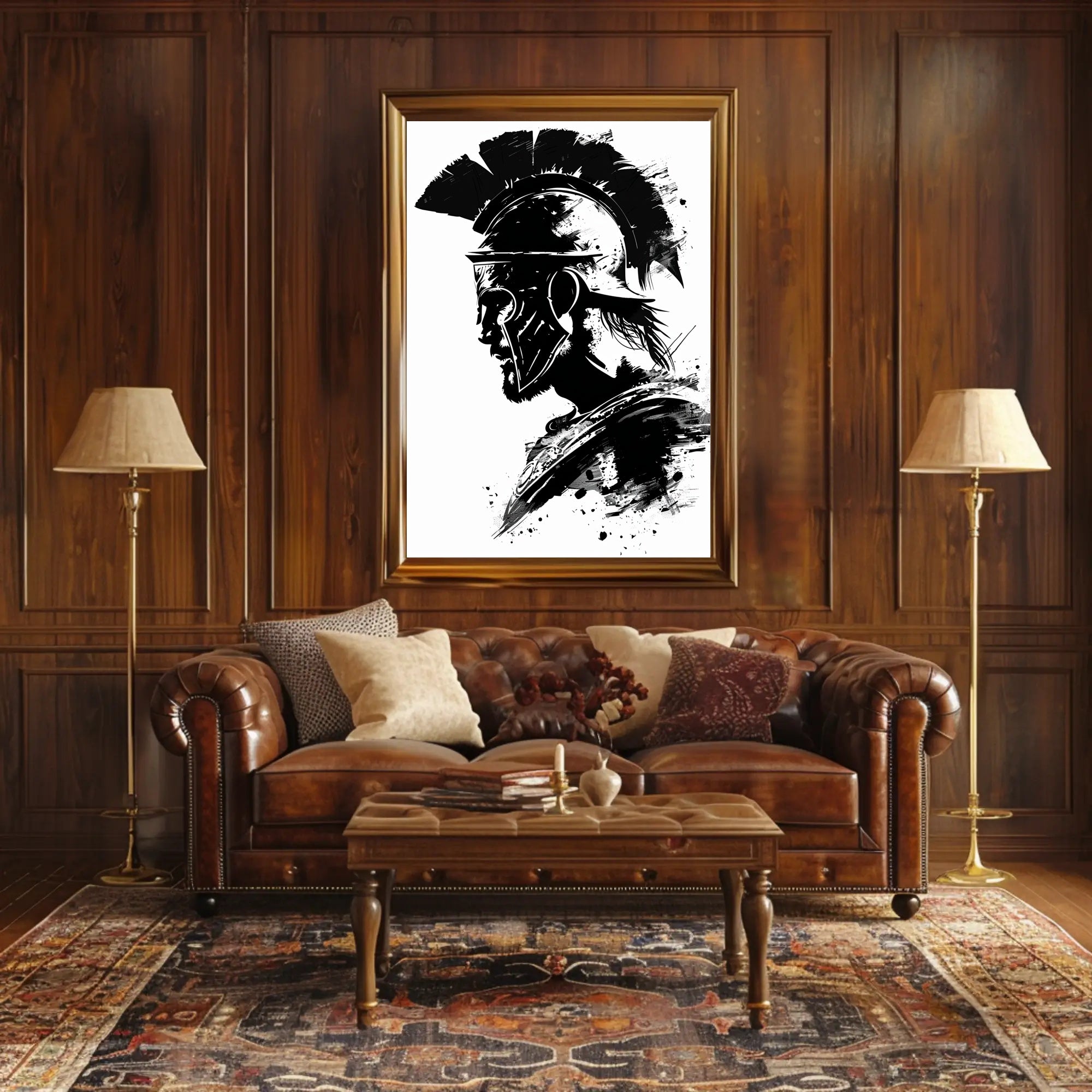 Warrior in Ink Poster PosterGoat