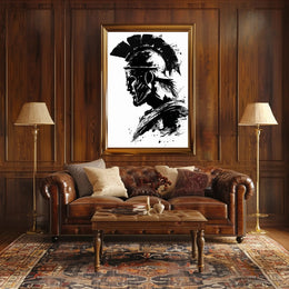 Warrior in Ink Poster PosterGoat
