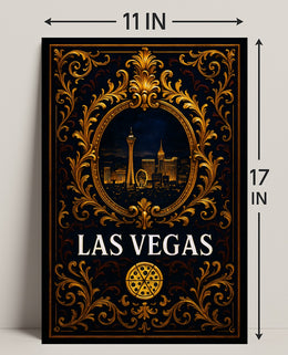 Las Vegas Elegance Poster PosterGoat