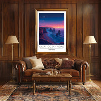Great Ocean Road Scenic Travel Art Poster