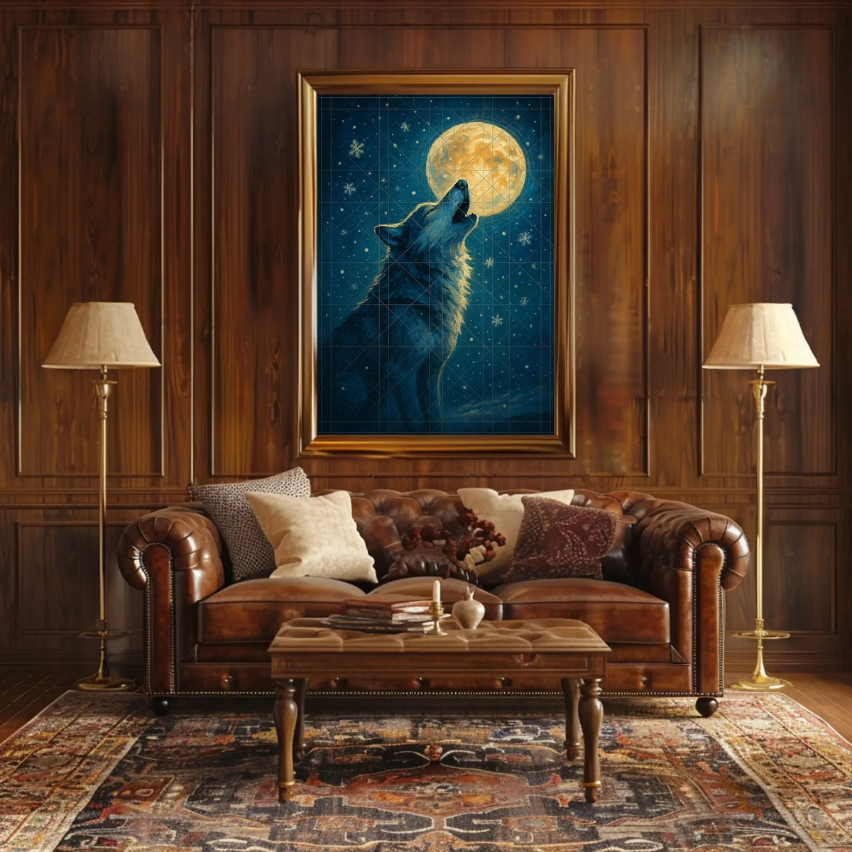 Howling At The Moon Poster