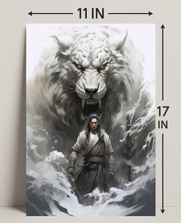Warrior And The White Tiger Poster