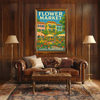 Flower Market Poster