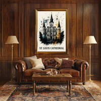St. Louis Cathedral Art Poster