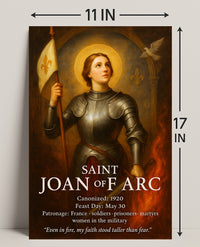 Saint Joan of Arc Poster PosterGoat