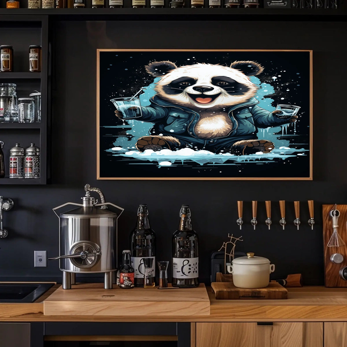 Cool Panda Vibes Poster