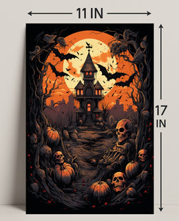 Haunted Halloween Night Poster