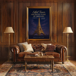 Eiffel Tower Architecture of Dreams Poster