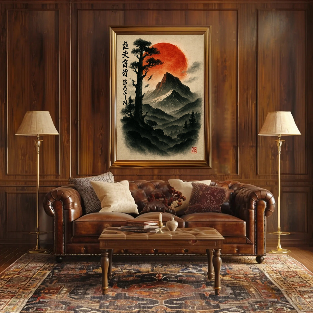 Majestic Mountain Basin Poster