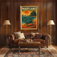 Maryland Coastal Charm Poster