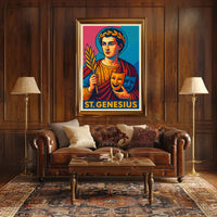St. Genesius Poster