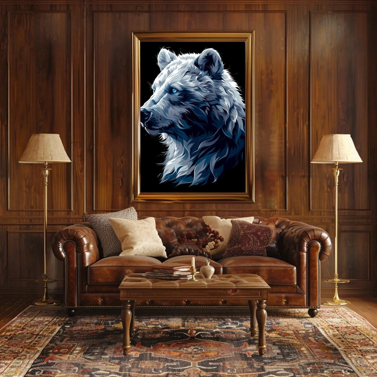 Majestic Bear Portrait Poster