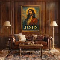 Jesus Iconic Portrait Poster
