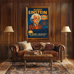 Albert Einstein Nobel Prize In Physics Poster