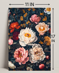 Floral Symphony: Botanical Elegance in Art Poster