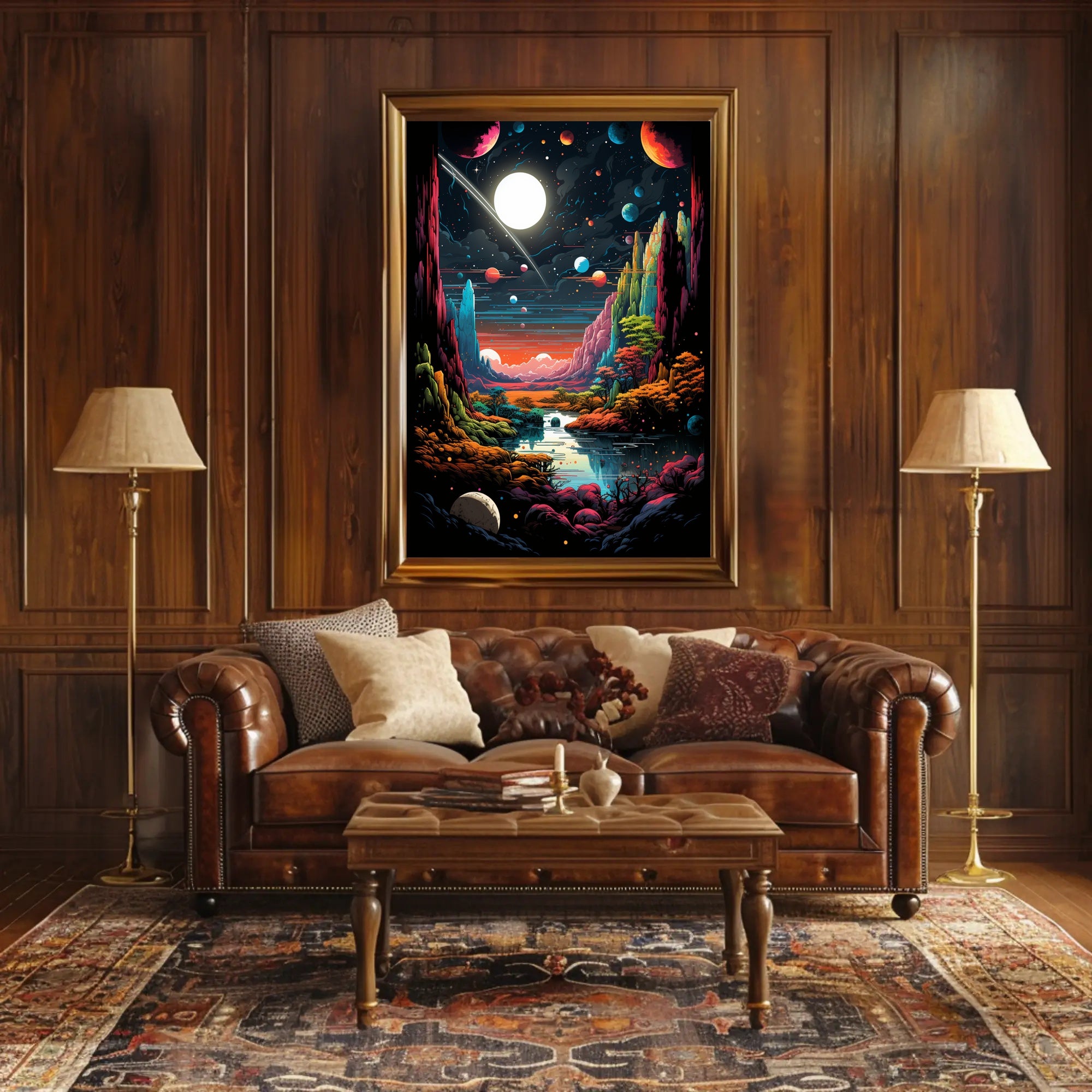 Cosmic Landscape Poster PosterGoat