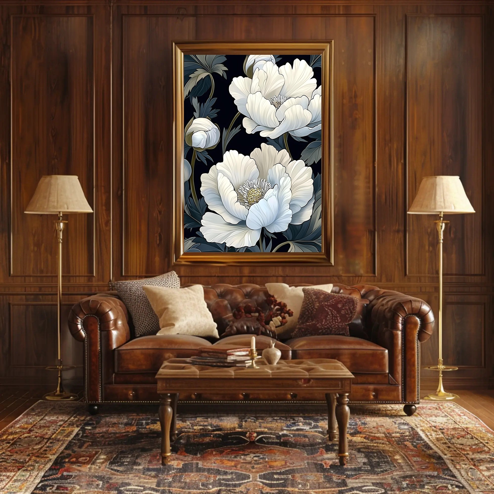 Floral Elegance Wall Art Print for Decor Lovers