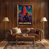 Oklahoma Western Adventure Poster