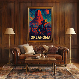 Oklahoma Western Adventure Poster