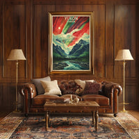 Yukon Northern Lights Adventure Travel Poster