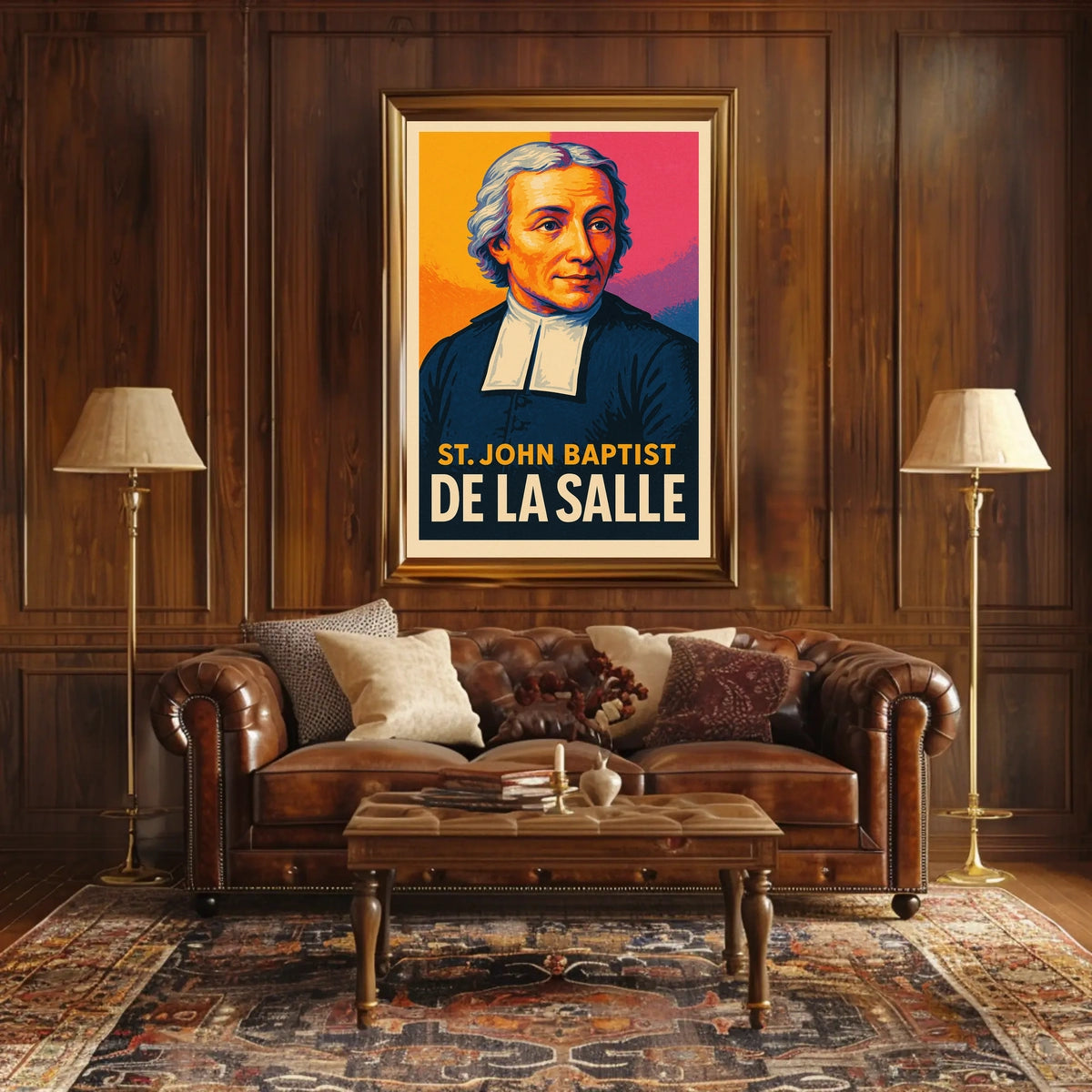 St. John Baptist de La Salle Poster