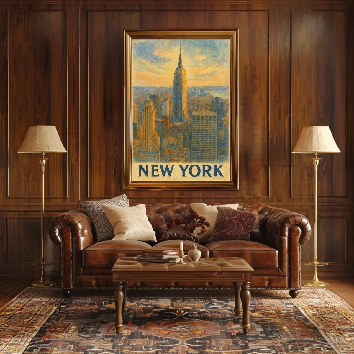 New York City Skyline Poster