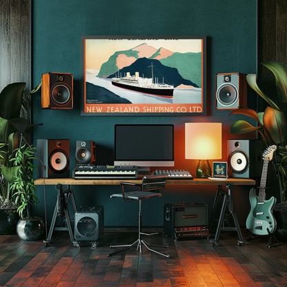 New Zealand Shipping Line Poster